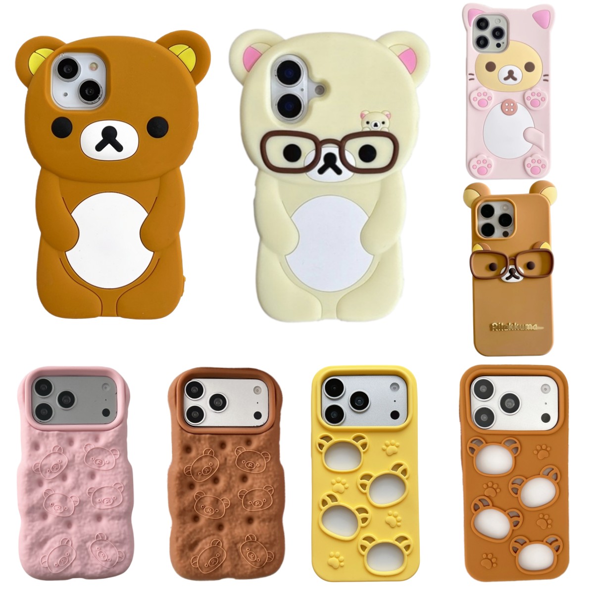 Phone Cases Iphone 17 Pro - 너무 귀여운 3D 만화 테디베어 아이폰