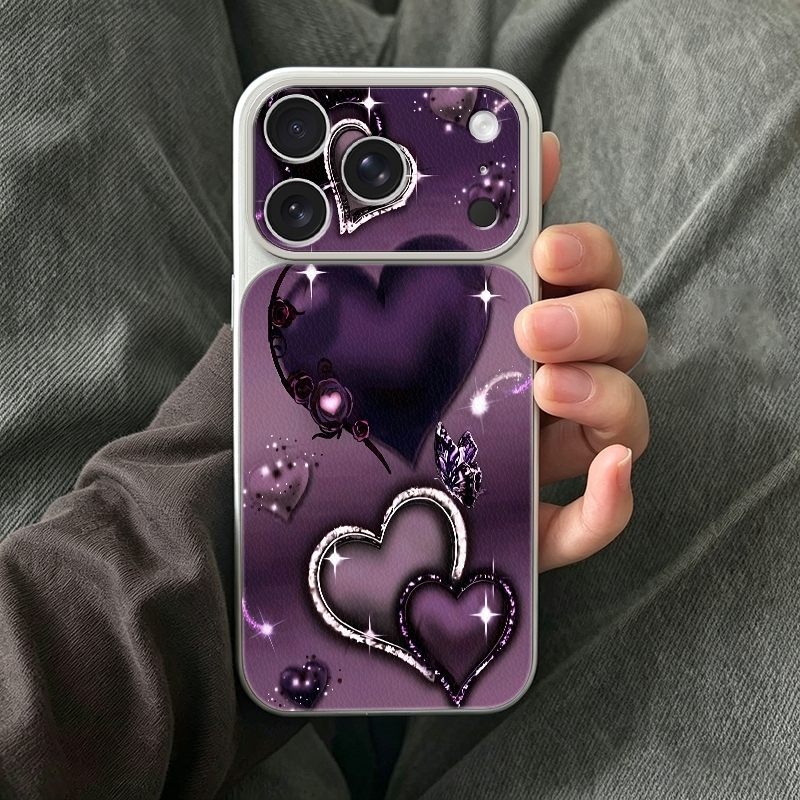 Phone Cases Leather - 90년대 글리터 스타 폰 케이스 (아이폰