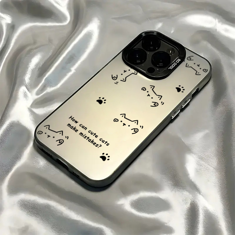 Phone Cases Drawing - 심플 드로잉 고양이 디자인 샤오미 레드미