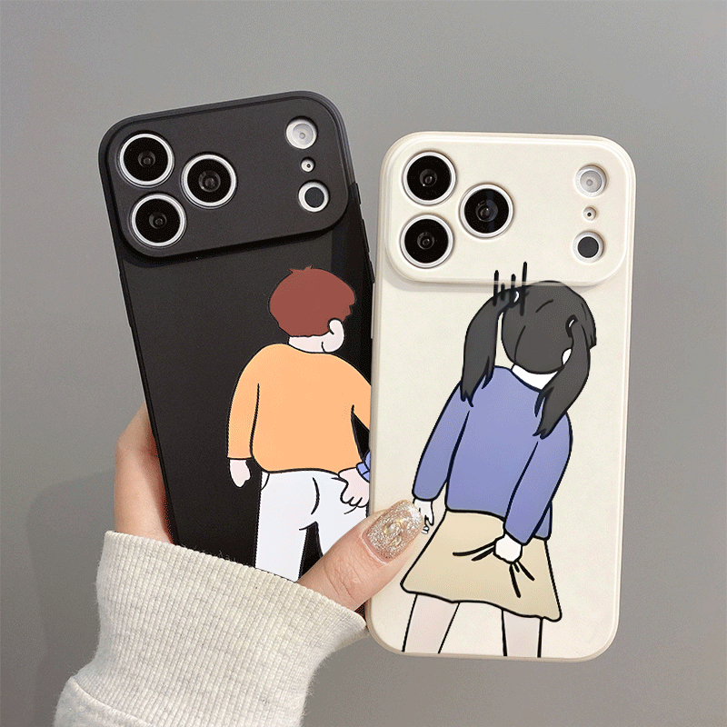 Phone Cases Xr Boys - 재미있는 귀여운 남녀 커플 패턴 아이폰