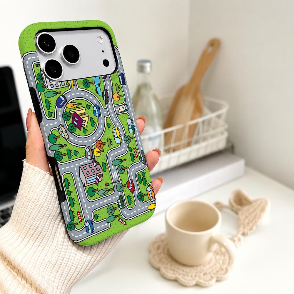 Phone Cases Drawing - 키즈 토이 카 시티 로드 폰