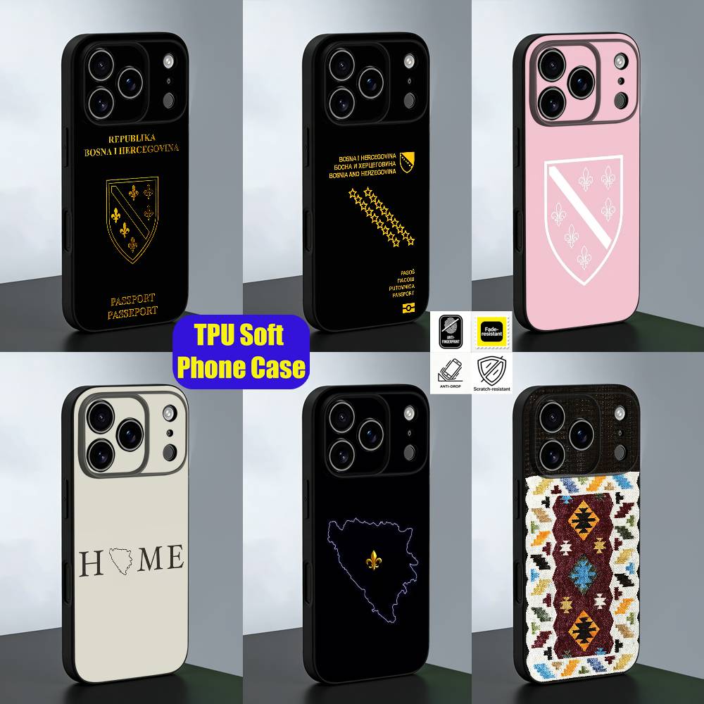 Phone Cases Vape - 보스니아 헤르체고비나 여권 모티브 카펫 깃발