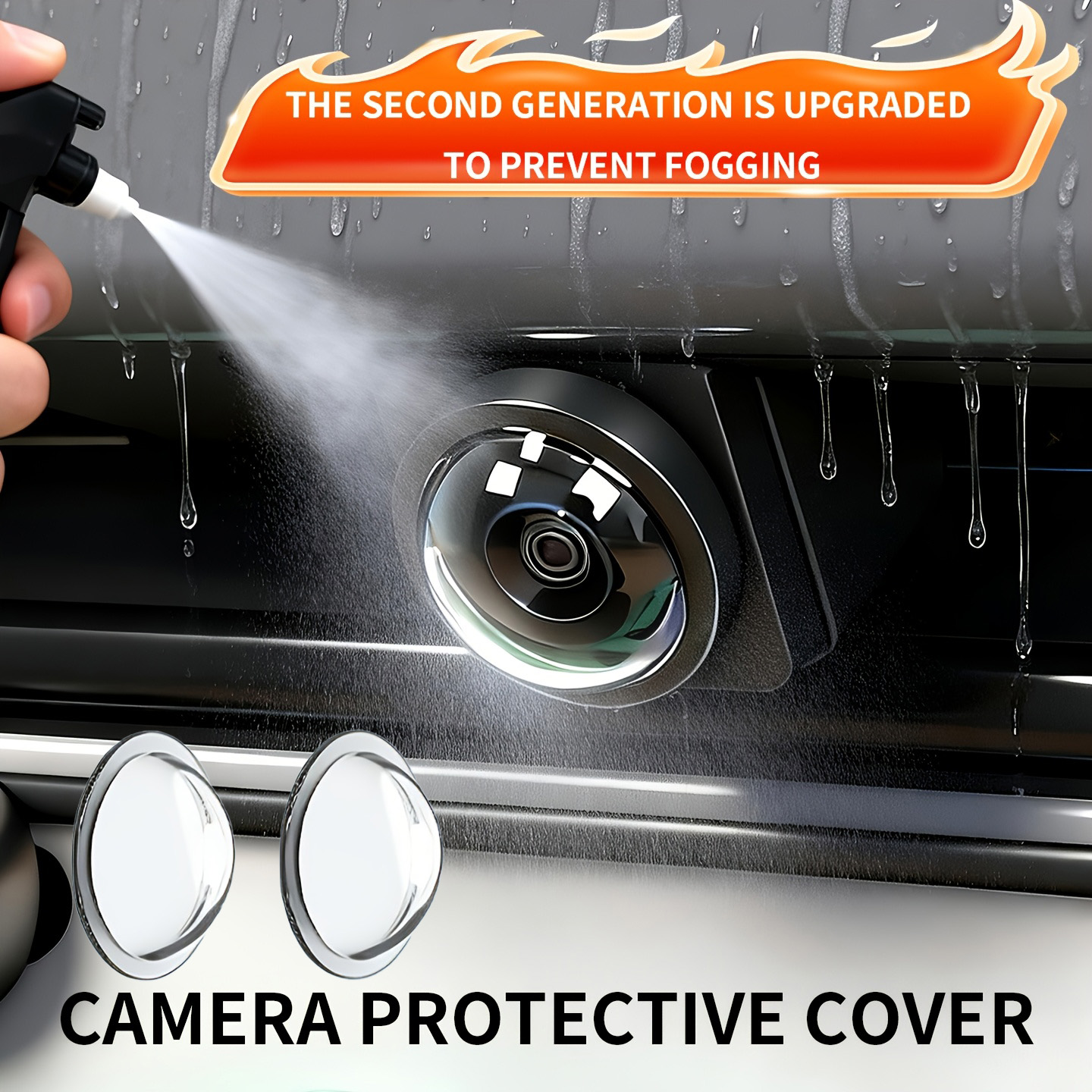 Camera Lens Protector - 2개 자동차 후방 카메라 렌즈 보호대