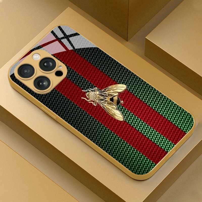 Phone Cases Vape - 레드 그린 스트라이프 골든 비 골드