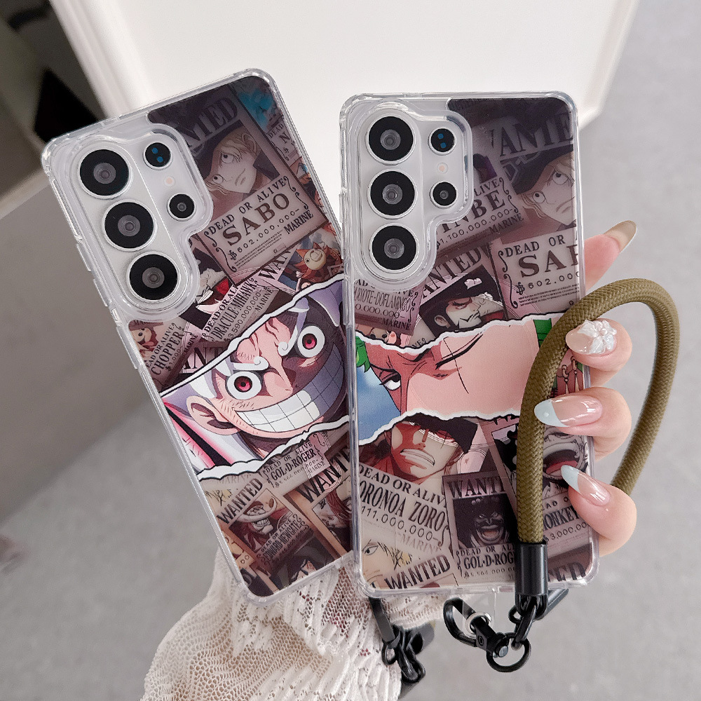 Phone Cases One Piece - 애니메이션 원피스 루피 로로노아 조로 마그네틱