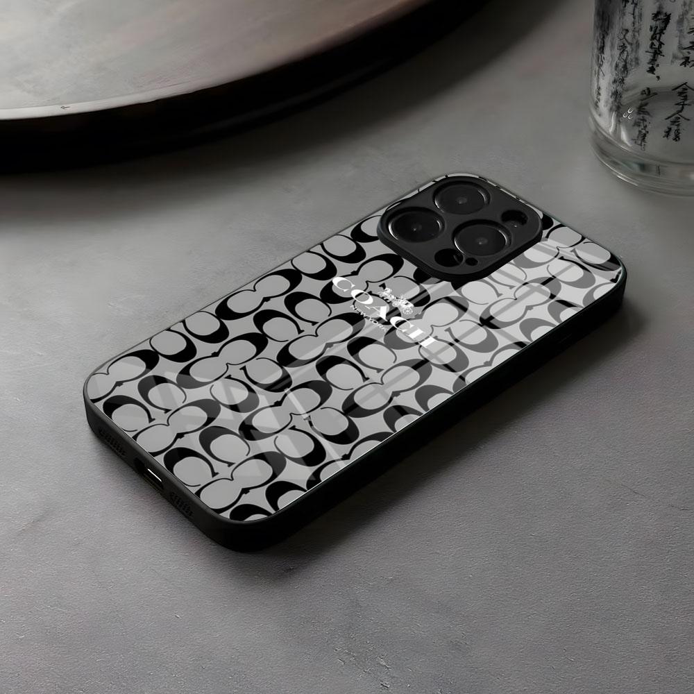 Phone Cases Vape - 럭셔리 C-코치스 믹스 폰 케이스 글래스