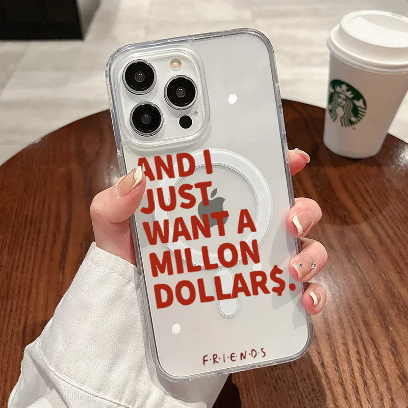 Phone Cases Magsafe - 패션 추상 문구 케이스 아이폰 17