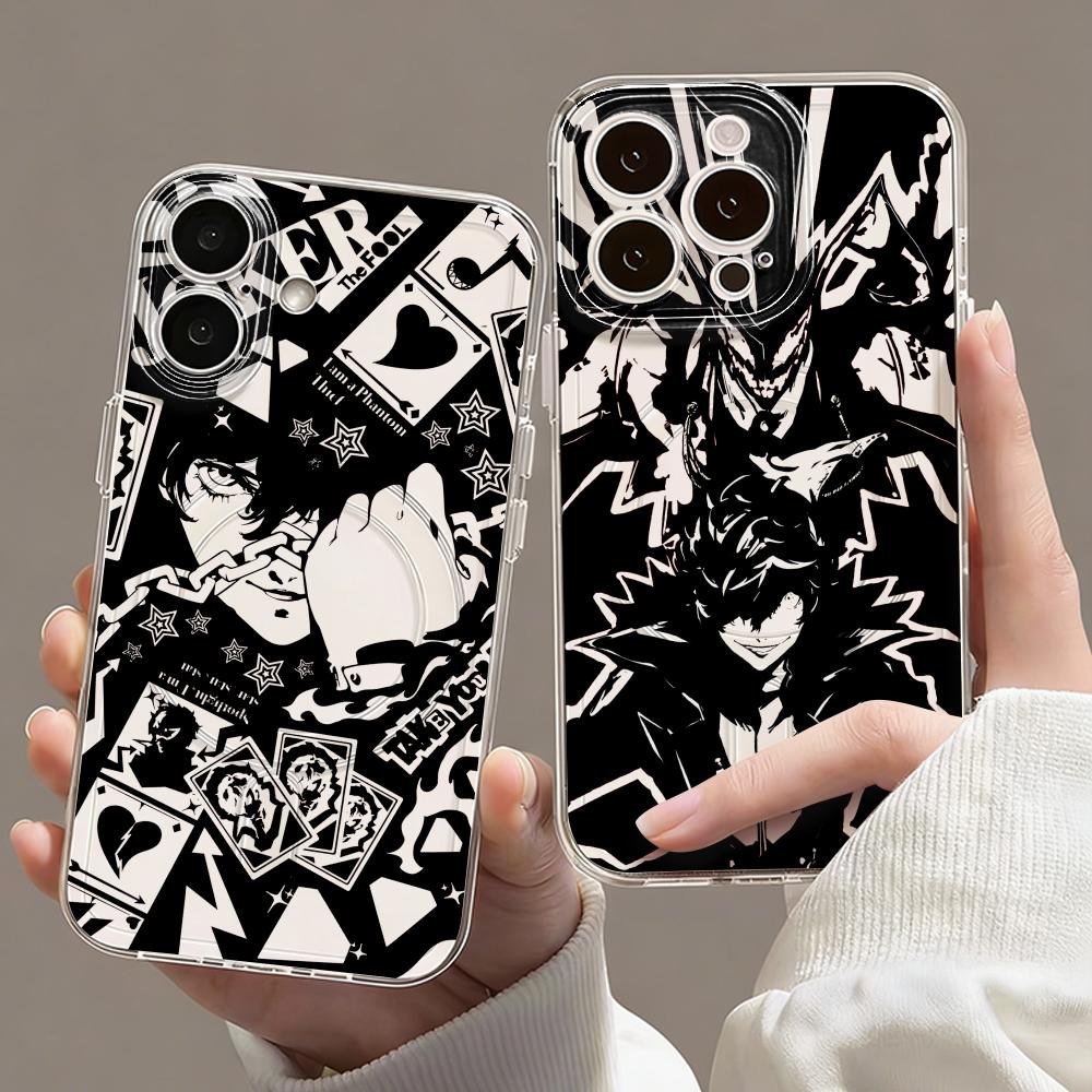 Phone Cases Iphone 15 - 게임 P-페르소나 5 폰 케이스 마그네틱