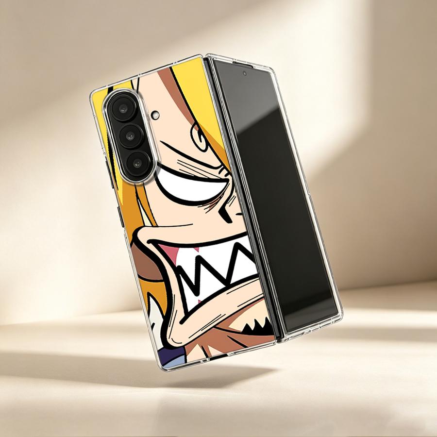 Phone Cases One Piece - 화난 산지 애니메이션 케이스 삼성 갤럭시