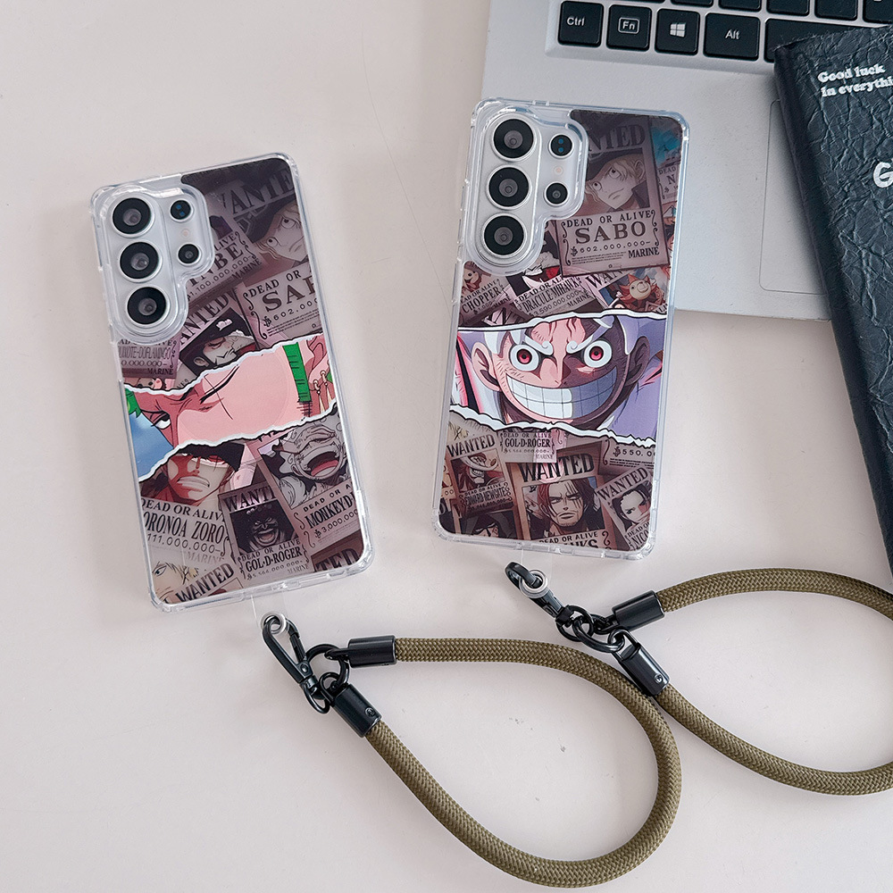 Phone Cases One Piece - 애니메이션 원피스 루피 로로노아 조로 마그네틱
