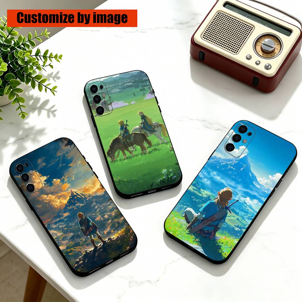 젤다의 전설 PC 기프트 게임 폰 케이스 블랙 실리콘  - Phone Cases Zelda 리뷰 및 가격