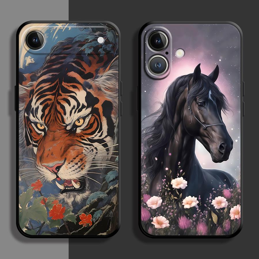 동물 호랑이 사자 푼다 폰 커버 폰 케이스 애플 아이폰 - Phone Cases Online 리뷰 및 가격
