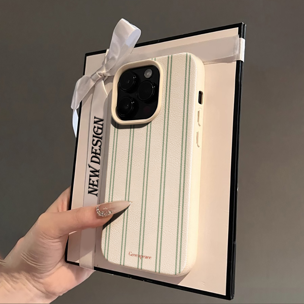핑크 스트라이프 프린트 여름 폰 케이스 아이폰 16 1 - Phone Cases Online 리뷰 및 가격