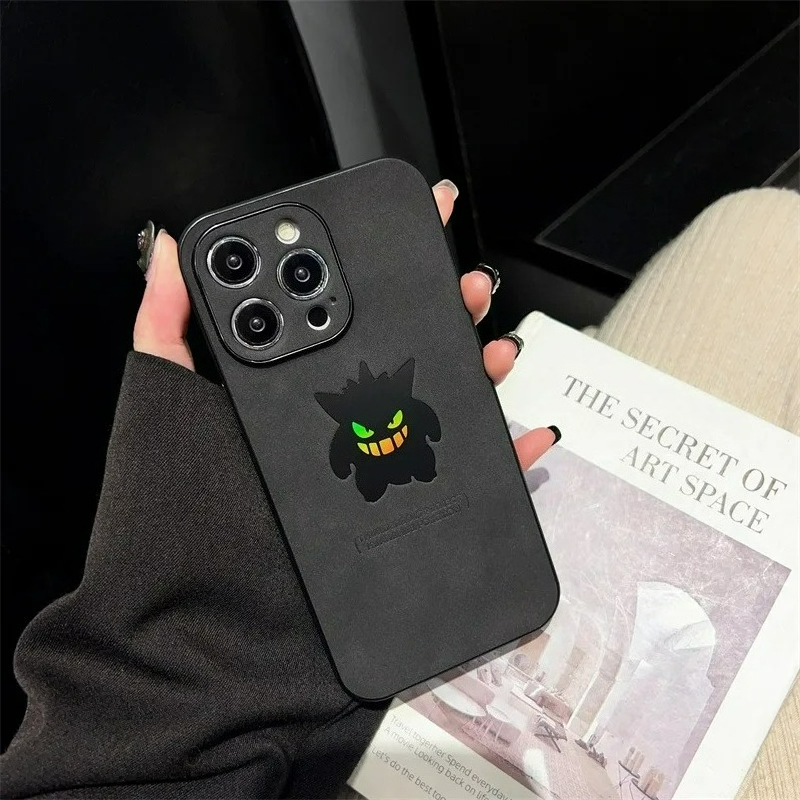 카툰 애니메이션 겐가 가죽 질감 레이저 폰 케이스 아이 - Phone Cases Leather 리뷰 및 가격