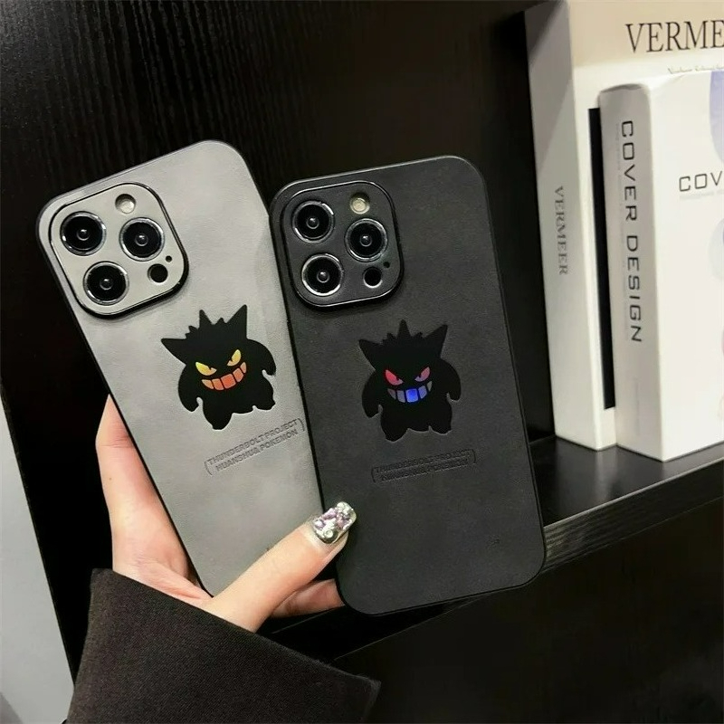 카툰 애니메이션 겐가 가죽 질감 레이저 폰 케이스 아이 - Phone Cases Leather 리뷰 및 가격