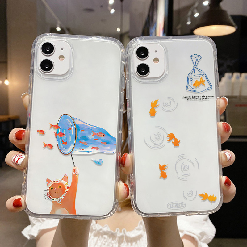 사랑스러운 물고기 클리어 폰 케이스 아이폰 14 16  - Phone Cases Iphone 17 Pro 리뷰 및 가격