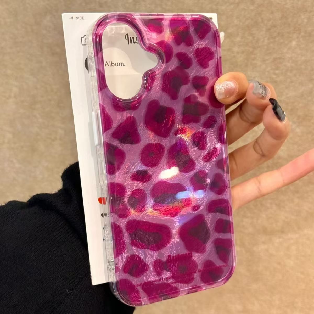 퍼플 레오파드 프린트 아이폰 케이스 (아이폰 15, 1 - Phone Cases Online 리뷰 및 가격