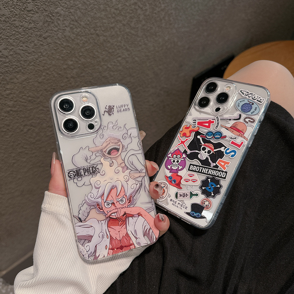 패션 일본 애니메이션 원피스 니카 루피 투명 폰 케이스 - Phone Cases One Piece 리뷰 및 가격