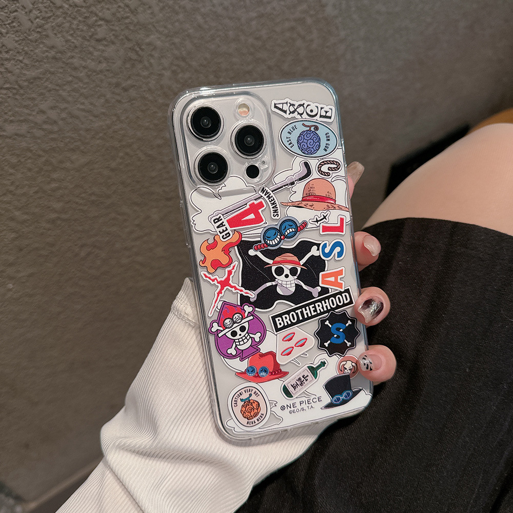 패션 일본 애니메이션 원피스 니카 루피 투명 폰 케이스 - Phone Cases One Piece 리뷰 및 가격