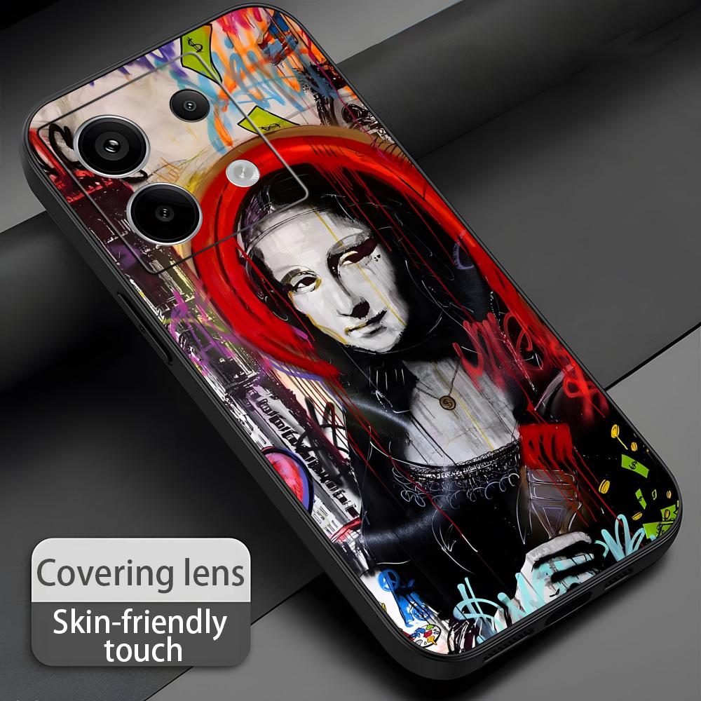 뱅크시 그래피티 아트 레드미 노트 14 13 12 11 - Phone Cases Drawing 리뷰 및 가격