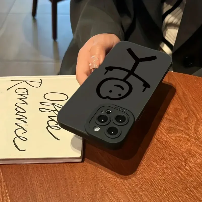 귀여운 만화 매치맨 무광 실리콘 폰 케이스 (아이폰 1 - Phone Cases Online 리뷰 및 가격