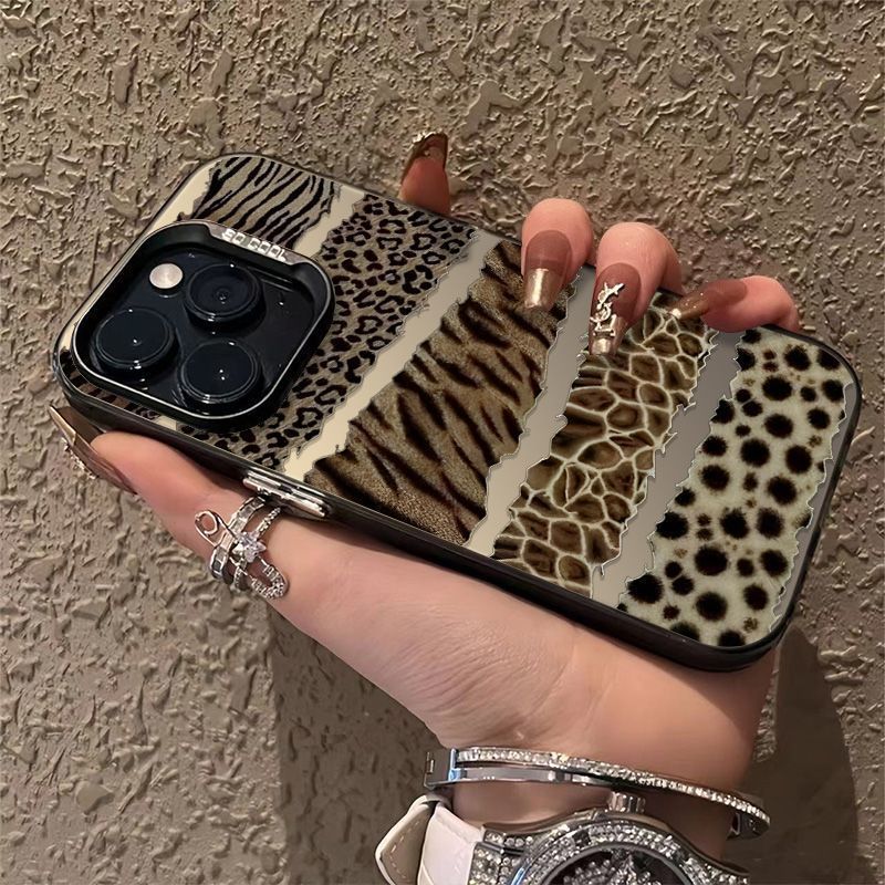 럭셔리 다크 브라운 레오파드 Y2K 휴대폰 케이스, 화 - Phone Cases Nyc 리뷰 및 가격