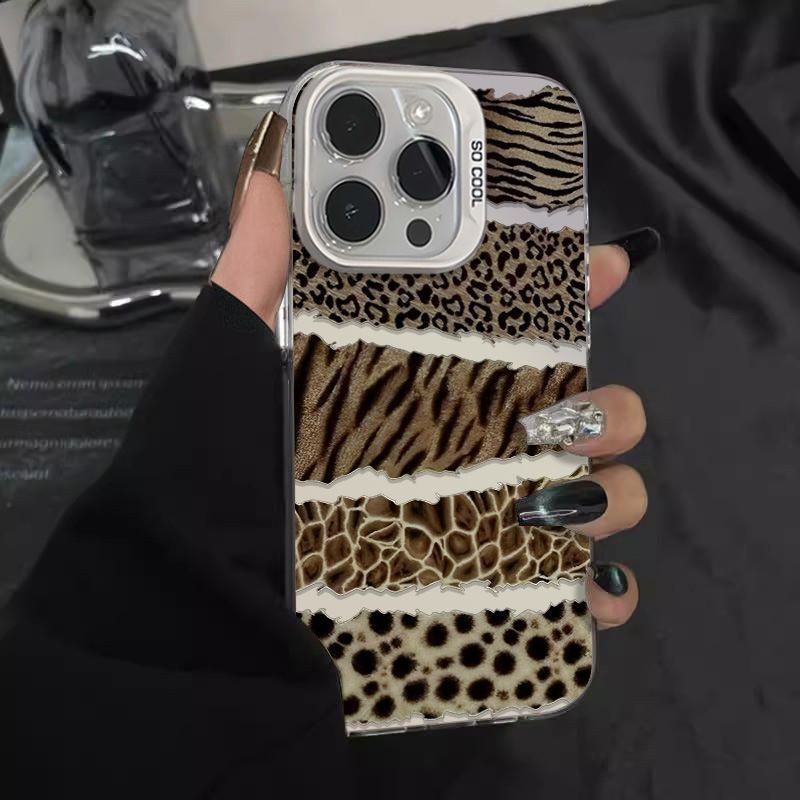럭셔리 다크 브라운 레오파드 Y2K 휴대폰 케이스, 화 - Phone Cases Nyc 리뷰 및 가격
