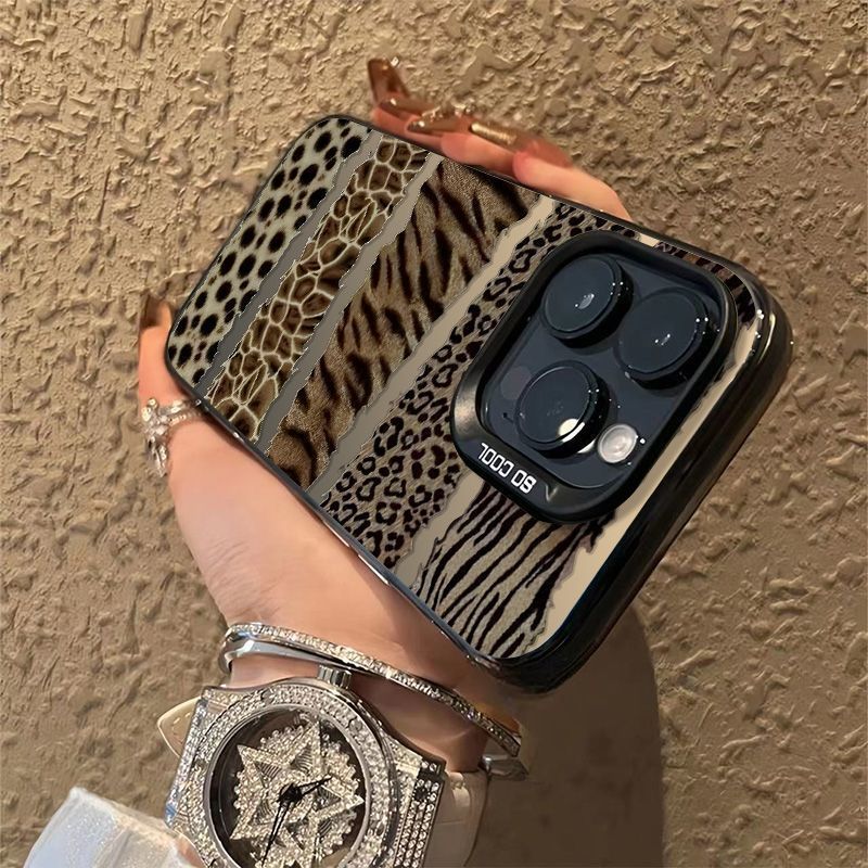 럭셔리 다크 브라운 레오파드 Y2K 휴대폰 케이스, 화 - Phone Cases Nyc 리뷰 및 가격