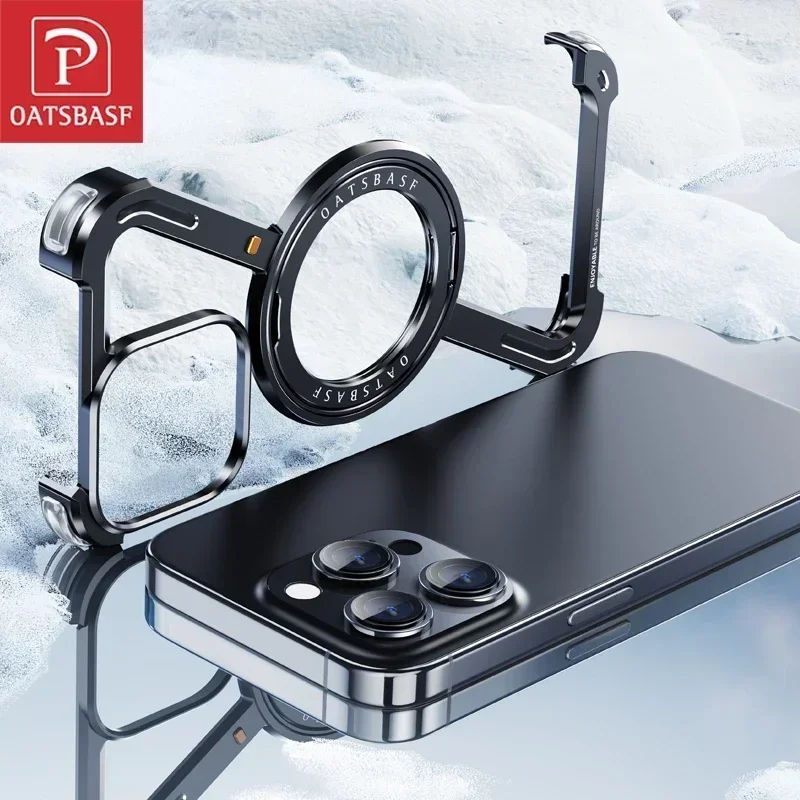 Oatsbasf Z 모양 금속 Magsafe 전화 케이 - Phone Cases Nyc 리뷰 및 가격