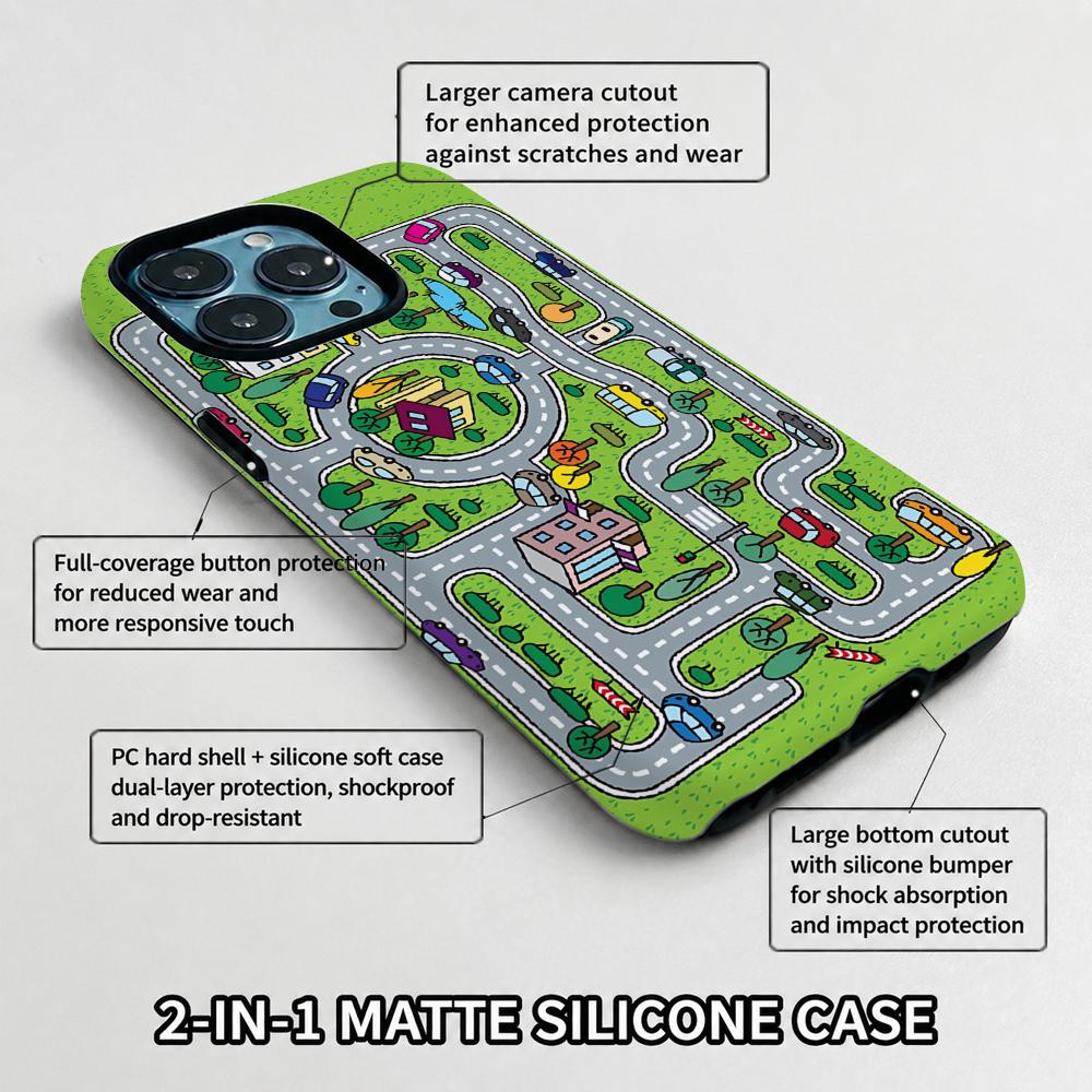 키즈 토이 카 시티 로드 폰 케이스 필름 소재 2-in - Phone Cases Drawing 리뷰 및 가격
