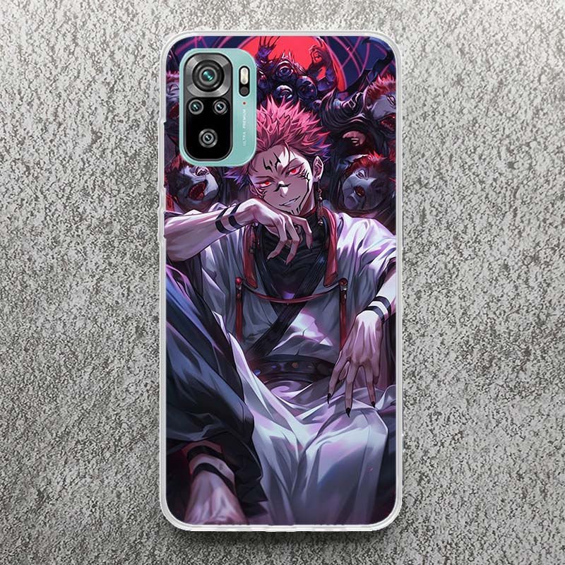 카이센 J-주술회전 류오멘 스쿠나 소프트 케이스 샤오미 - Phone Cases Jujutsu Kaisen 리뷰 및 가격