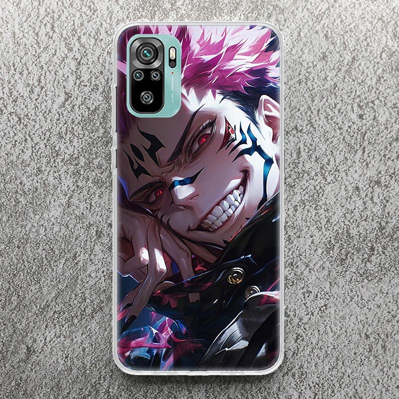 카이센 J-주술회전 류오멘 스쿠나 소프트 케이스 샤오미 - Phone Cases Jujutsu Kaisen 리뷰 및 가격