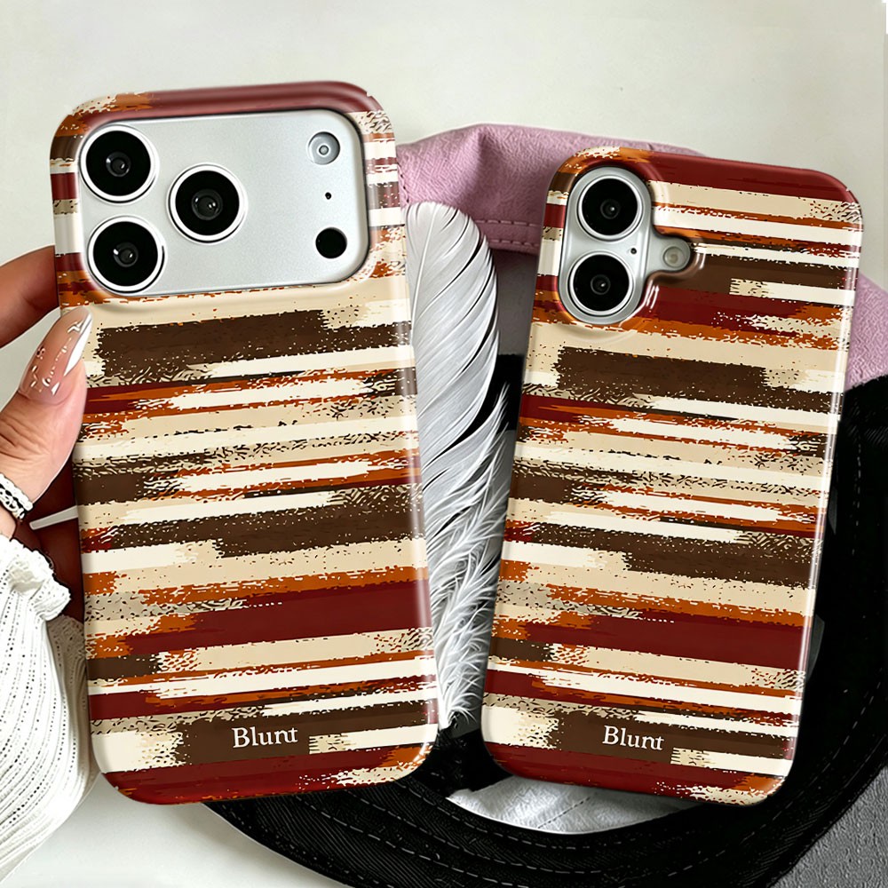 흙빛 스트라이프 블런트 폰 케이스 (아이폰 18, 17 - Phone Cases Blunt 리뷰 및 가격