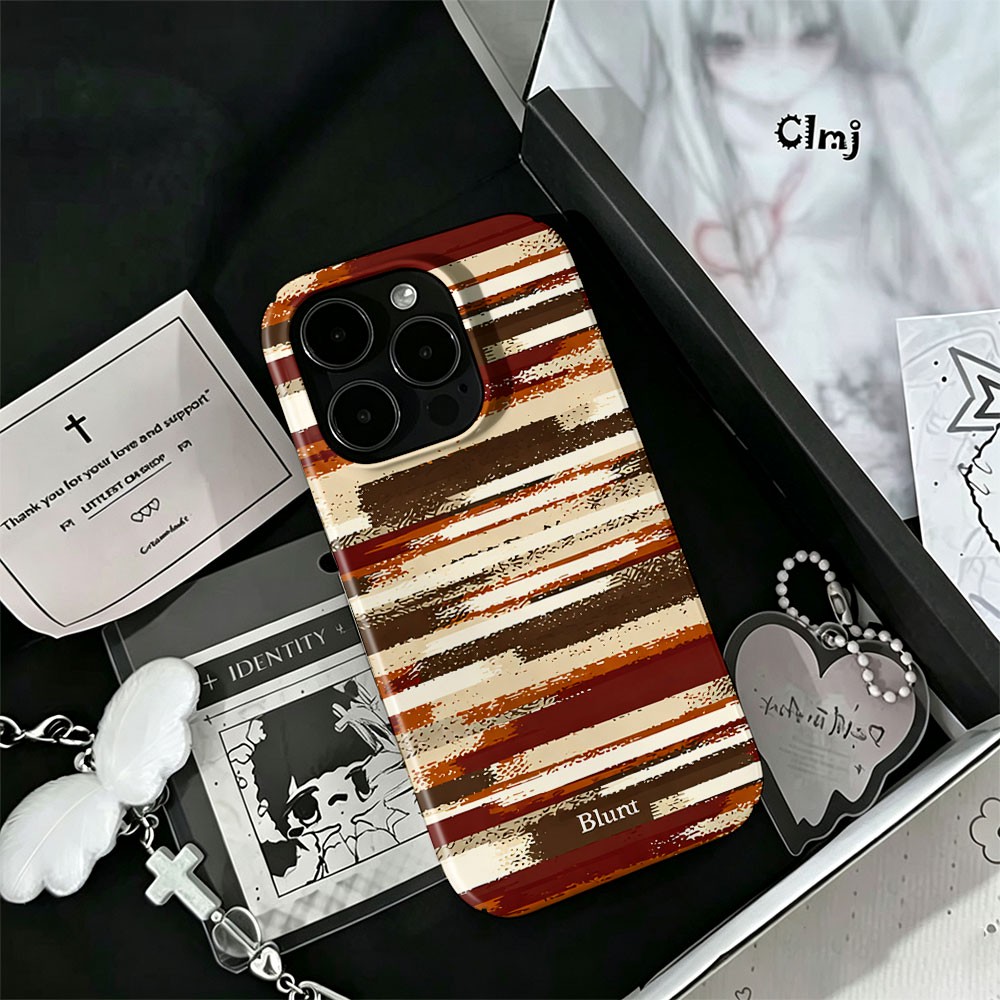 흙빛 스트라이프 블런트 폰 케이스 (아이폰 18, 17 - Phone Cases Blunt 리뷰 및 가격