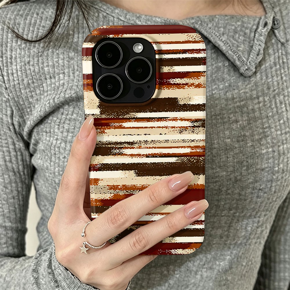 흙빛 스트라이프 블런트 폰 케이스 (아이폰 18, 17 - Phone Cases Blunt 리뷰 및 가격