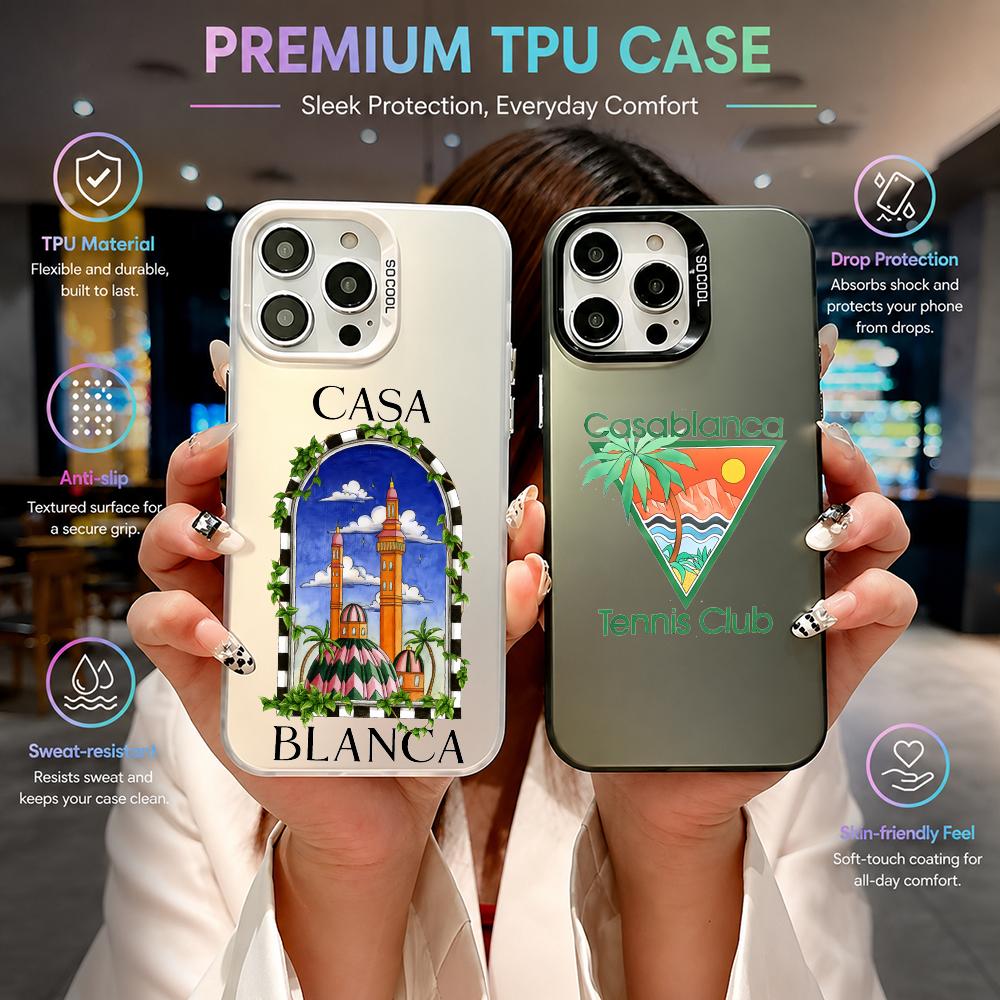 럭셔리 카사블랑카 폰 케이스 아이폰 17 17e 16e - Phone Cases Vape 리뷰 및 가격