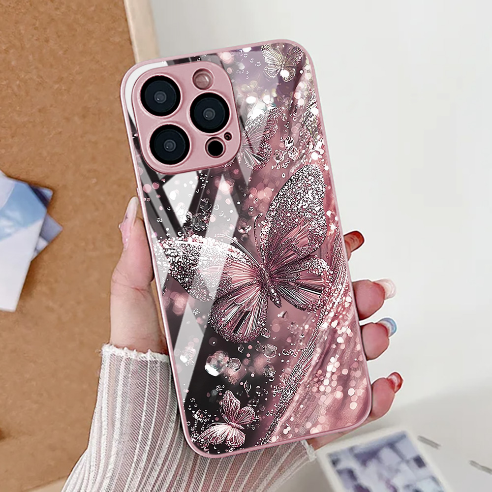 나비 레오파드 프린트 폰 케이스 아이폰 17 16 14 - Phone Cases Online 리뷰 및 가격