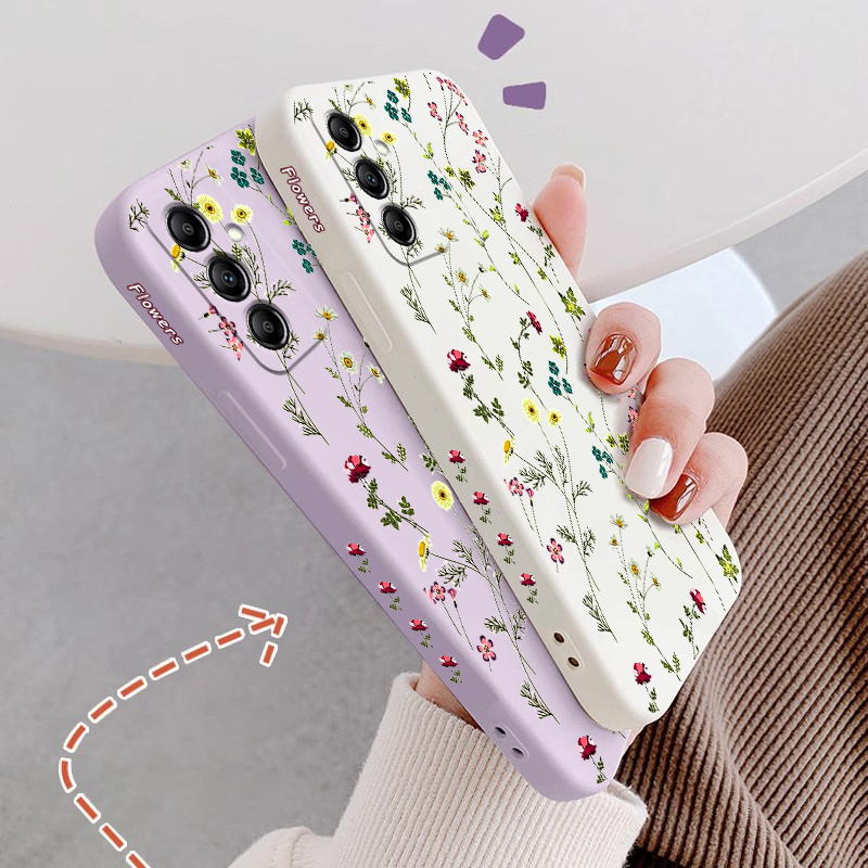 14 노란 해바라기 실리콘 전화 케이스 삼성 A14 A - Phone Cases Burga 리뷰 및 가격
