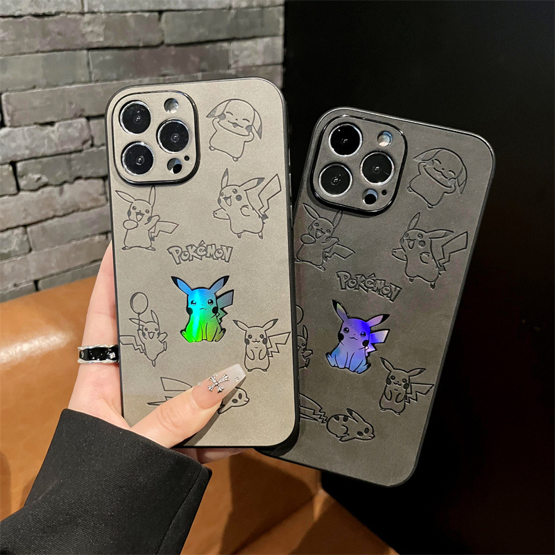만화 피카츄 인조 가죽 레이저 폰 케이스 (아이폰 15 - Phone Cases Leather 리뷰 및 가격