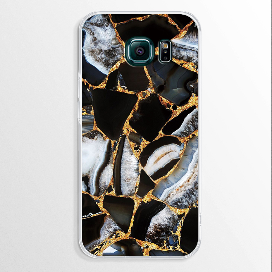 삼성 갤럭시 S6 케이스 대리석 투명 실리콘 소프트 커 - Phone Cases Burga 리뷰 및 가격