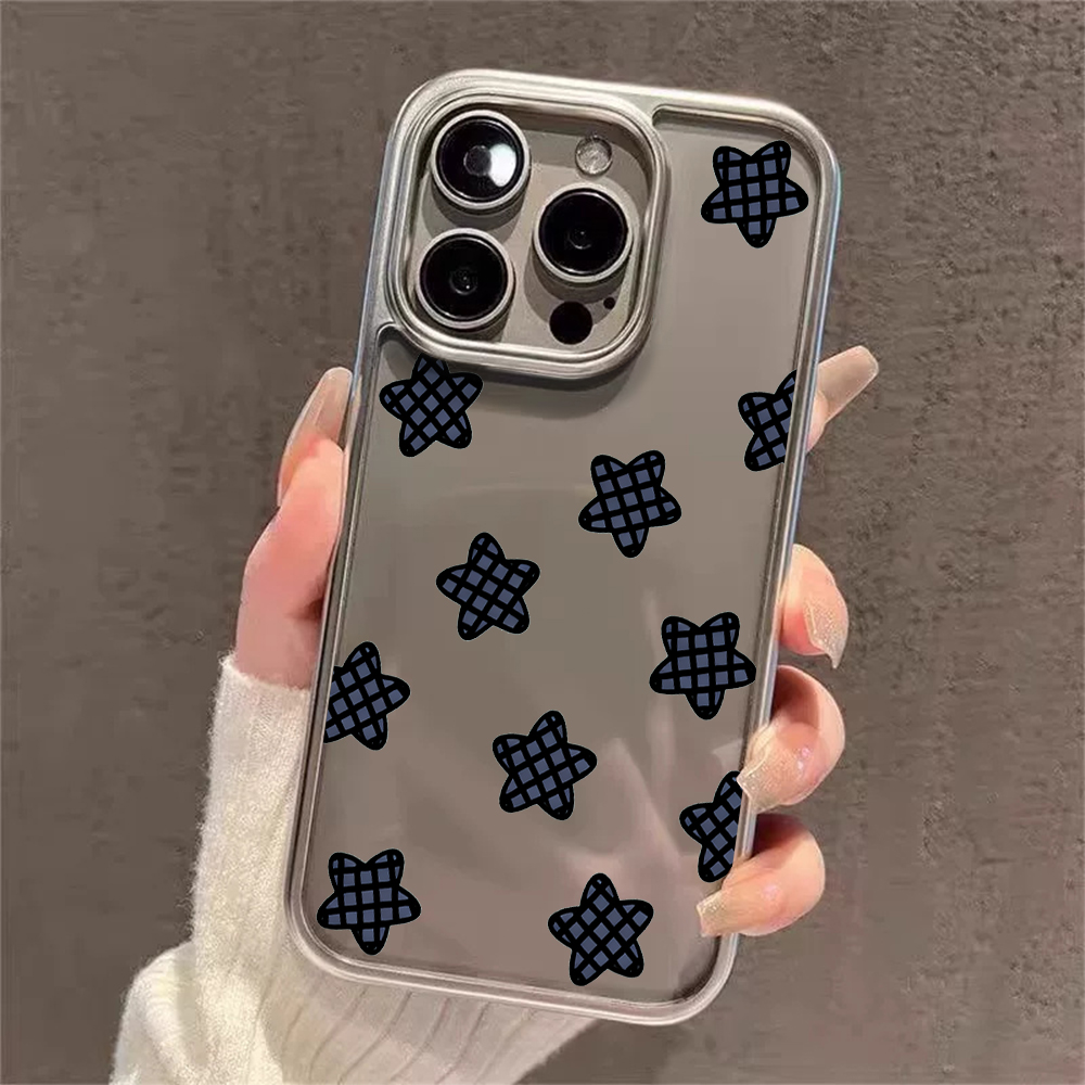Y2K 스타즈 패션 클리어 케이스 아이폰 15 프로 맥 - Phone Cases Online 리뷰 및 가격