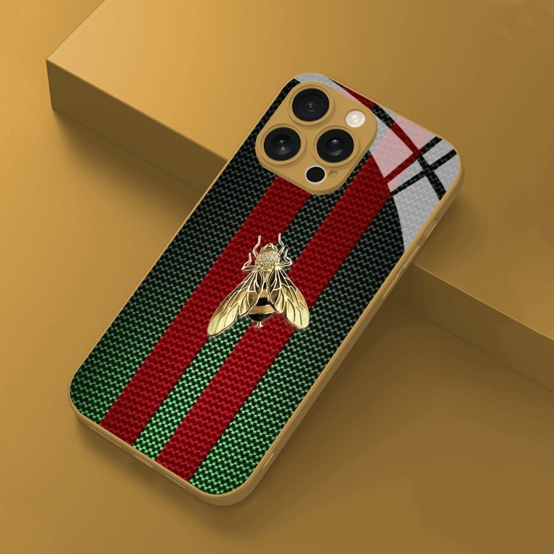 레드 그린 스트라이프 골든 비 골드 메탈릭 페인트 글래 - Phone Cases Vape 리뷰 및 가격