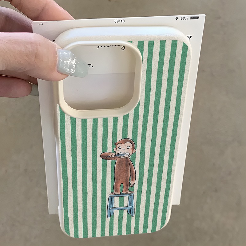 그린 스트라이프 칫솔 원숭이 리치 패턴 아이폰 11 1 - Phone Cases Online 리뷰 및 가격