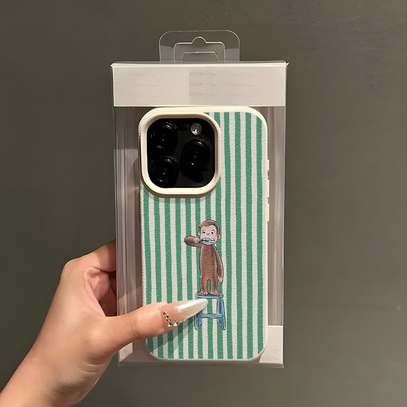 그린 스트라이프 칫솔 원숭이 리치 패턴 아이폰 11 1 - Phone Cases Online 리뷰 및 가격