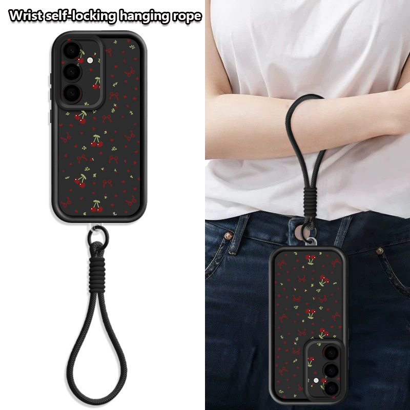 리틀 체리 패턴 끈형 폰 케이스 삼성 갤럭시 S26 S - Phone Cases With Loop 리뷰 및 가격