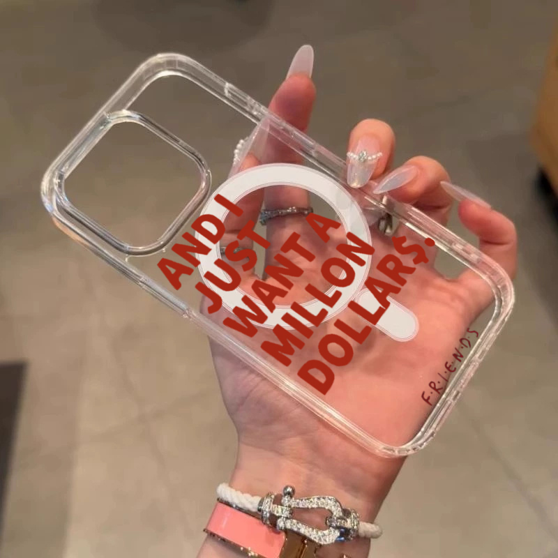 패션 추상 문구 케이스 아이폰 17 Pro 16 15  - Phone Cases Magsafe 리뷰 및 가격