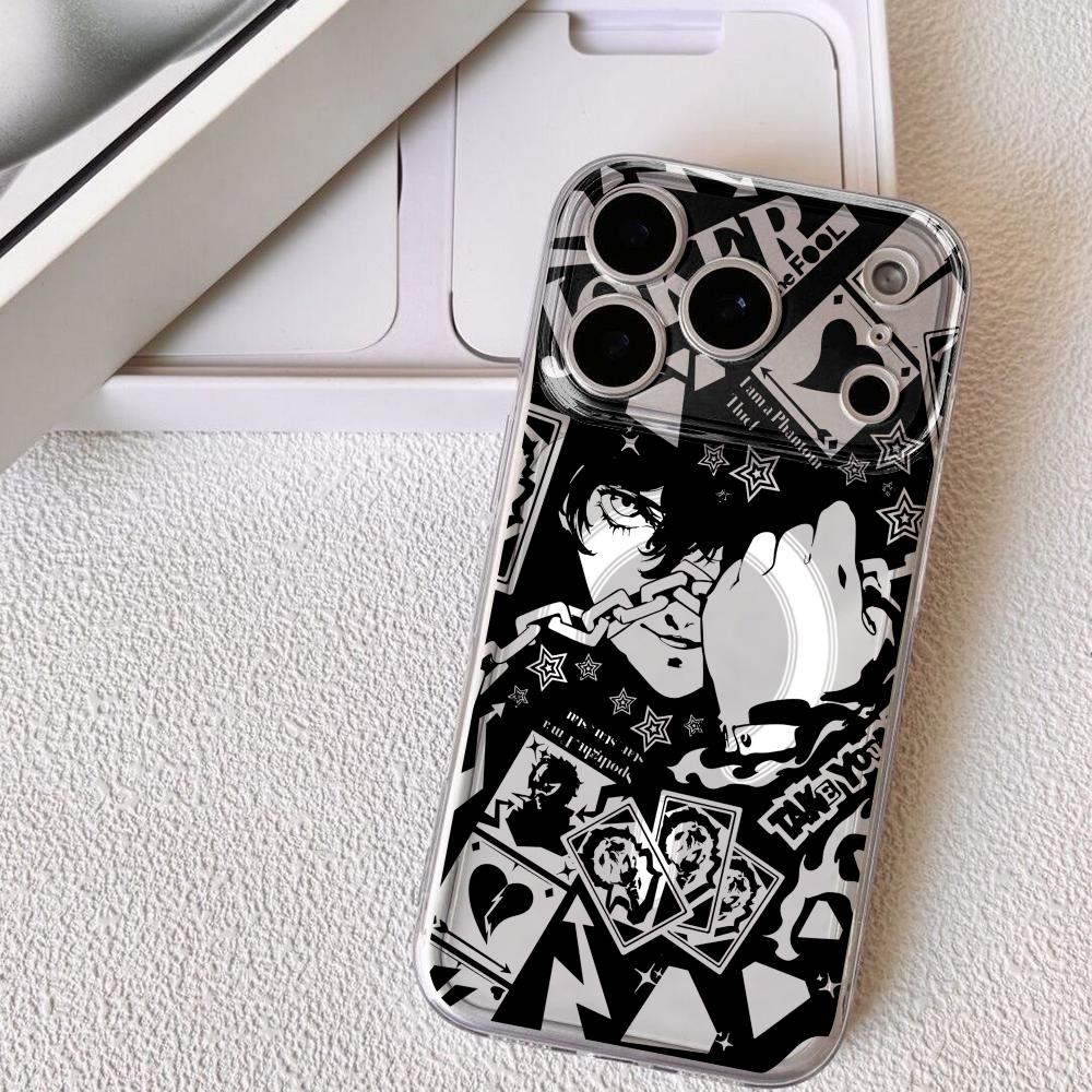 게임 P-페르소나 5 폰 케이스 마그네틱 투명 케이스  - Phone Cases Iphone 15 리뷰 및 가격