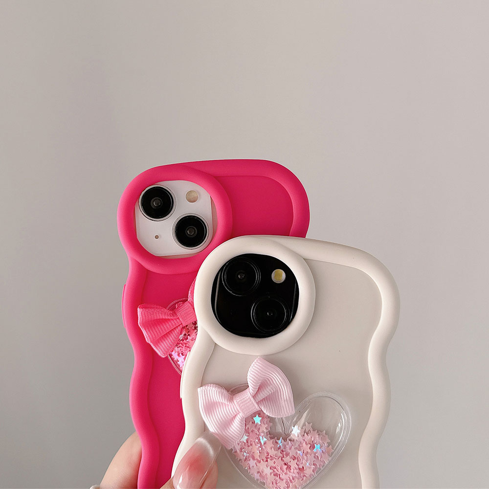 러브 하트 보우 물결 모양의 소프트 폰 케이스 Vivo - Phone Cases Nyc 리뷰 및 가격