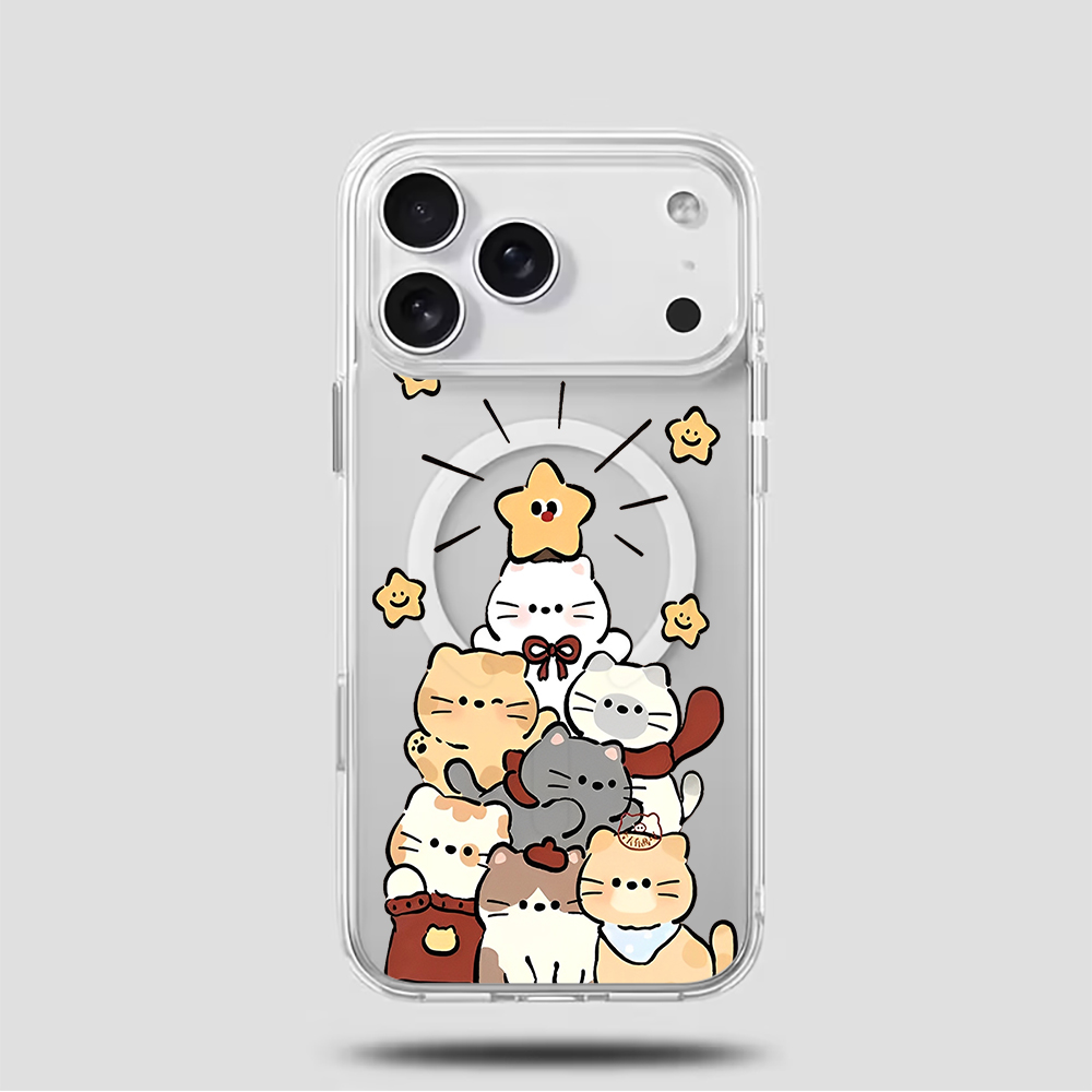 귀여운 만화 고양이 프린트 호환 폰 케이스 (아이폰 1 - Phone Cases Iphone 17 Pro 리뷰 및 가격