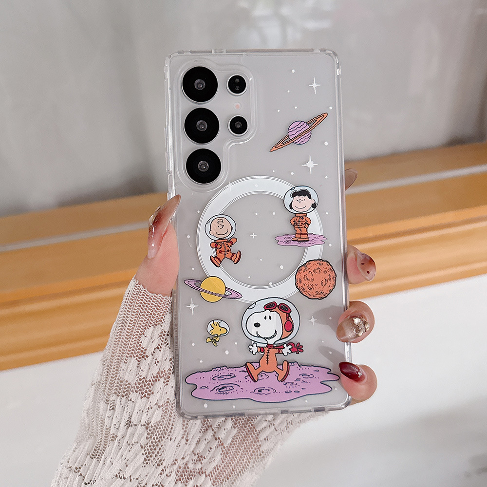 귀여운 만화 스누피 찰리 브라운 마그네틱 Magsafe - Phone Cases Magsafe 리뷰 및 가격